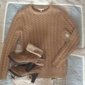 BURBERRY cable knit sweater
